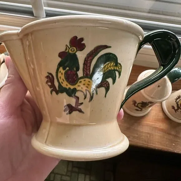 Vintage Poppytrail Sugar Creamer Salt and Pepper Shaker - Picture 5 of 6